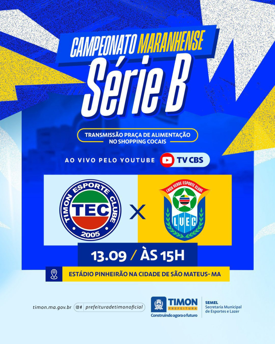 TEC estreia na Série B do Campeonato Maranhense neste sábado (13)