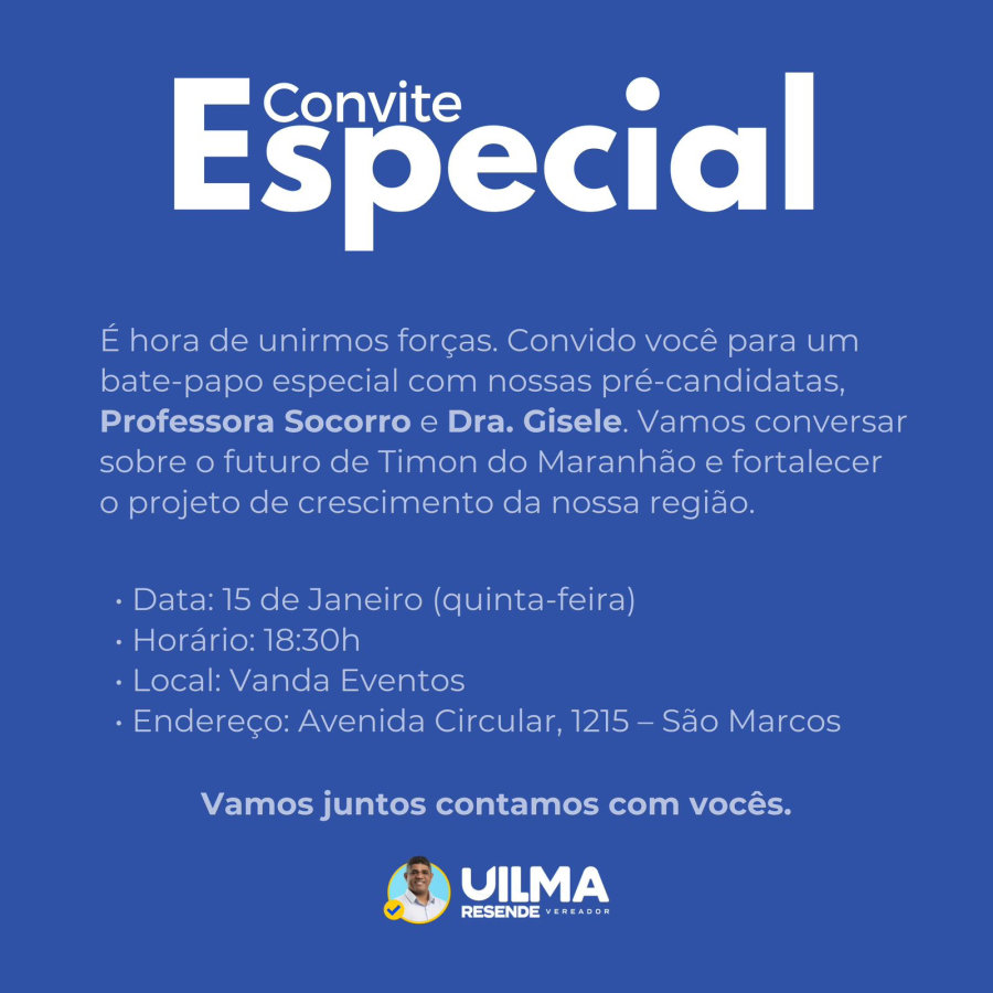 Convite Especial para um Bate-Papo Inspirador com Nossas Pré-Candidatas