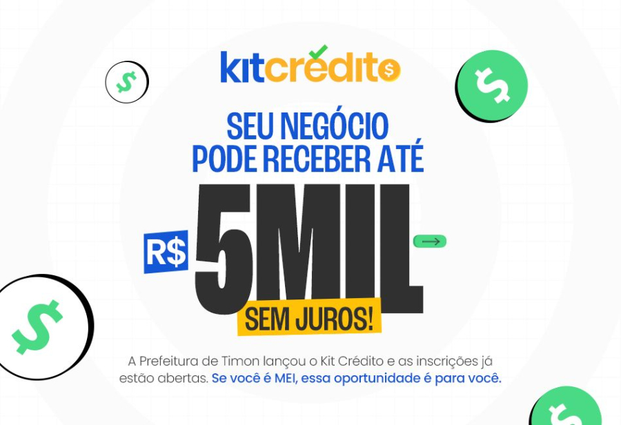 Kit Crédito - Edital de expansão, pela Prefeitura de Timon, contará com 50 novas vagas