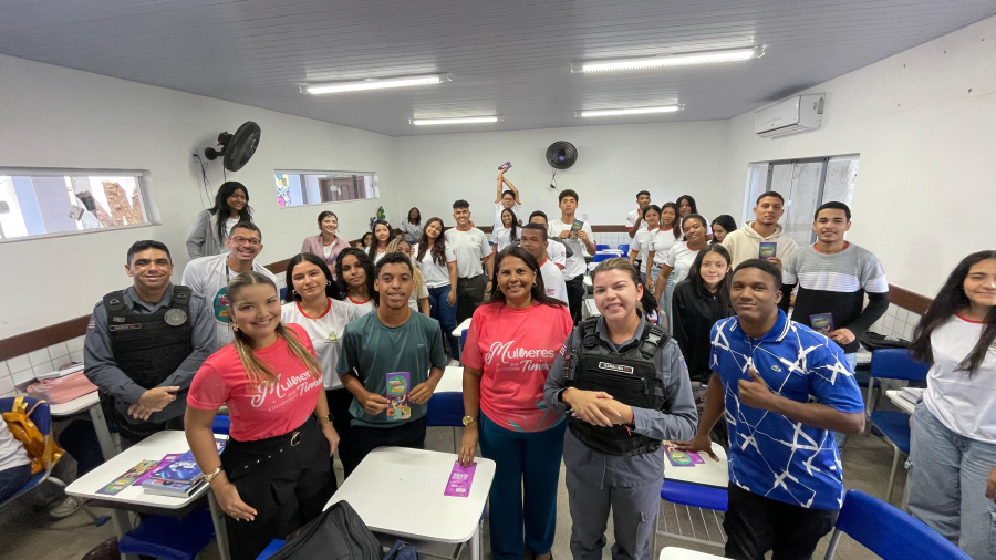 Prefeitura de Timon e TJMA levam conscientização sobre violência contra a mulher às escolas da rede municipal