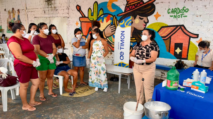 Sustentabilidade na prática: Prefeitura de Timon promove oficina que transforma óleo usado em sabão e velas