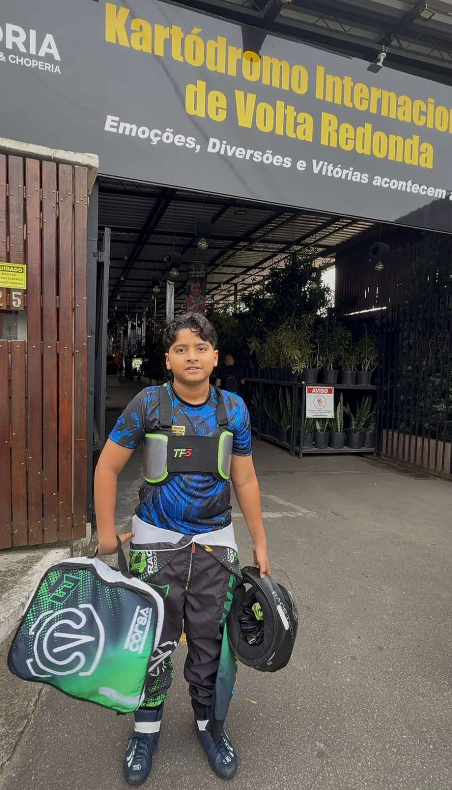 Talento de Timon: Enzo Gabriel leva a bandeira do Maranhão na competição da Copa Brasil de Kart no Rio de Janeiro 