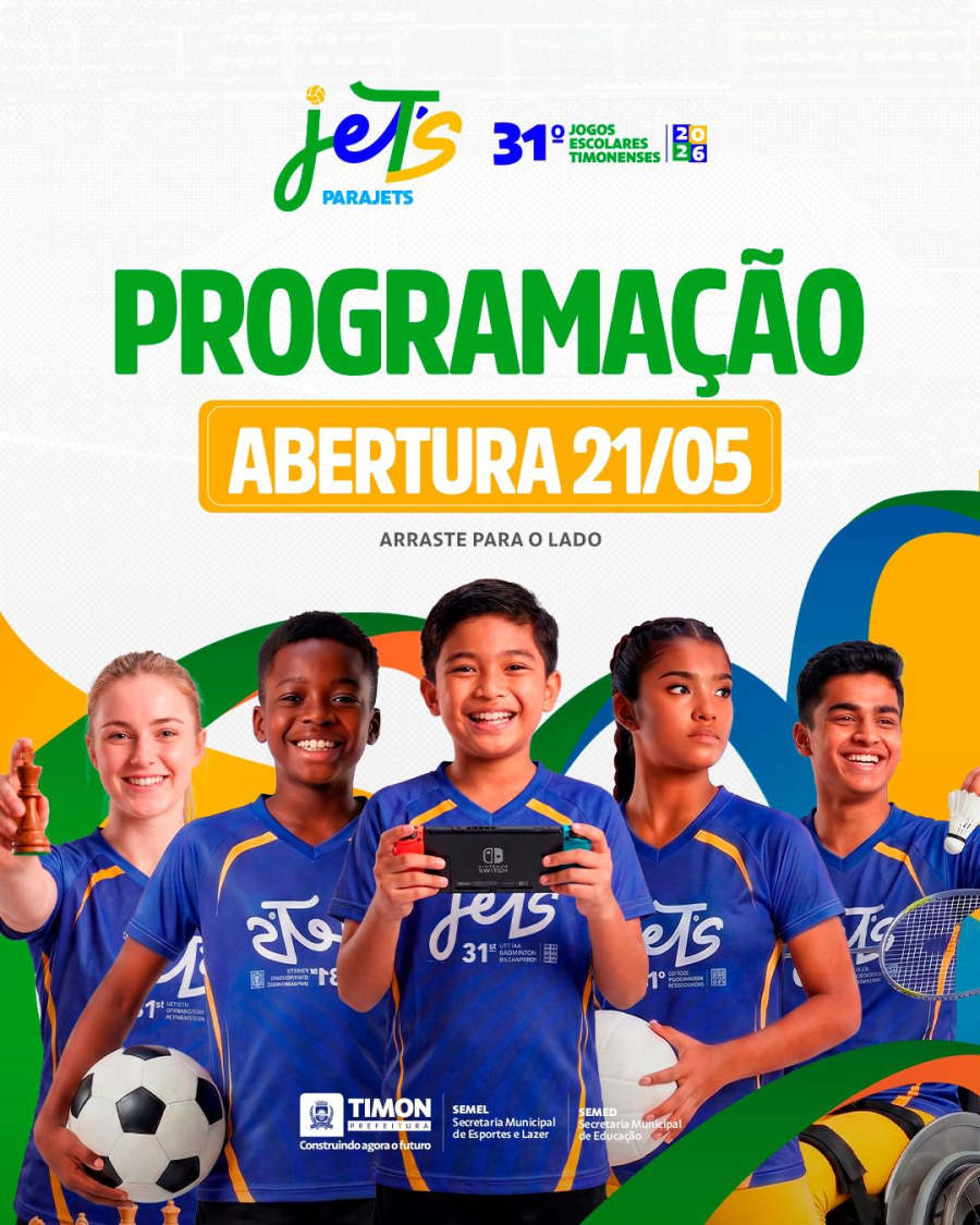 Timon dará início a 31ª edição dos Jogos Escolares Timonenses nesta quinta (21)
