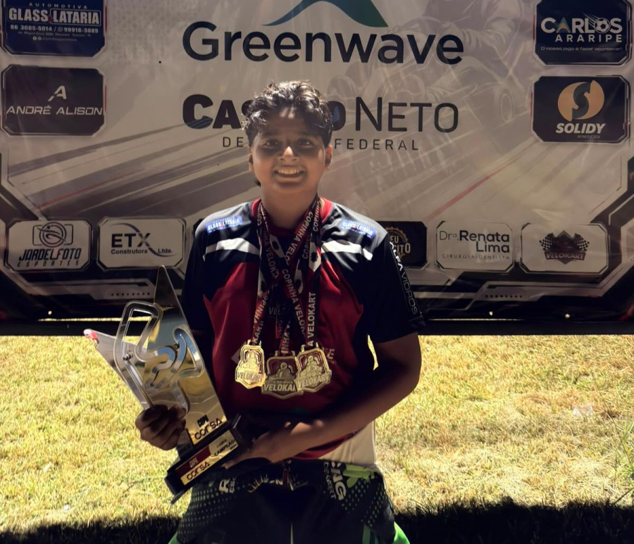 Enzo Gabriel: jovem promessa do kart conquista vice-campeonato na COPINHA VELOKART 2026 em Timon