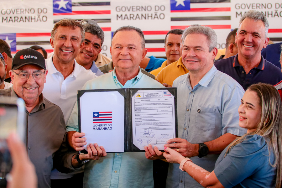 Prefeitura de Timon participa da assinatura da ordem de serviço para pavimentação da MA-040