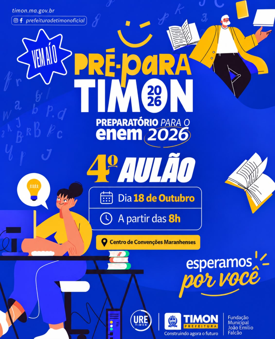 Pré-Para Timon realiza 4º aulão neste domingo (18) com expectativa de reunir mais de mil estudantes